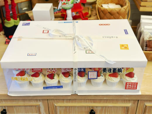 新年主题纸杯蛋糕，跨年蛋糕，联欢会蛋糕，聚会蛋糕 商品图6