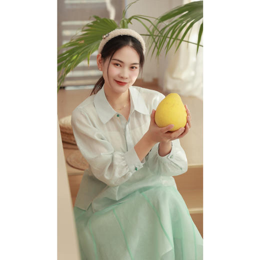 【贺春系列】衬衫（24710066-月白） 商品图0