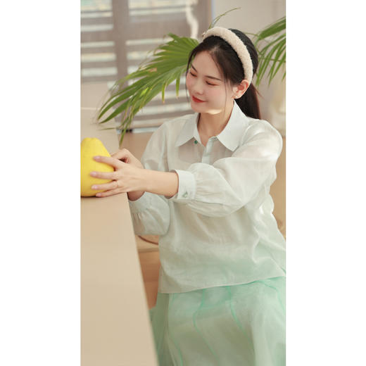 【贺春系列】衬衫（24710066-月白） 商品图2