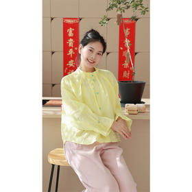 【贺春系列】衬衫（24710054-黄白游）