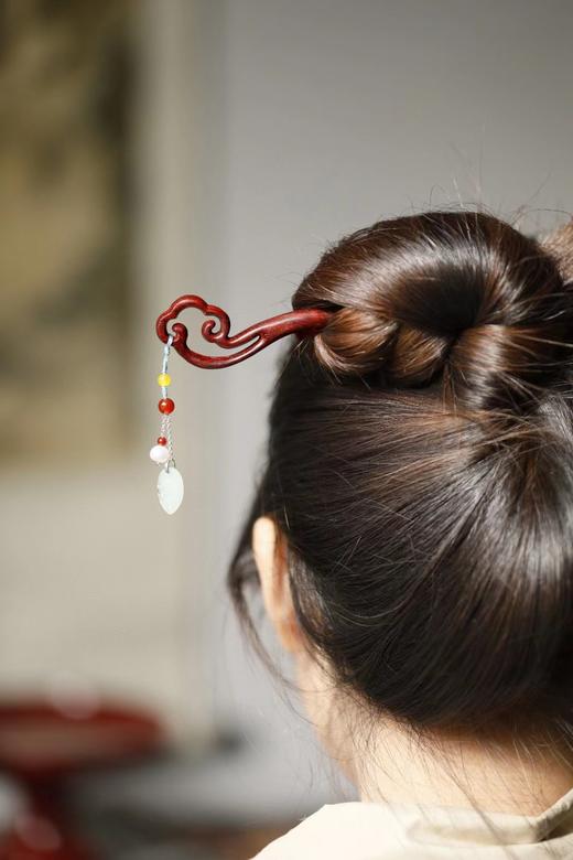 清云°小叶紫檀发簪 商品图1