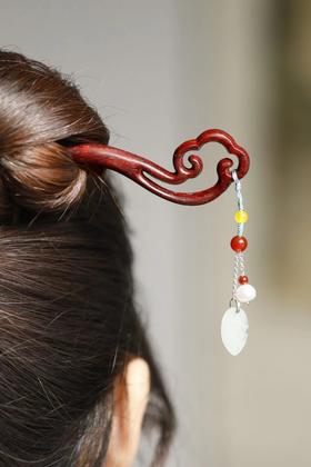 清云°小叶紫檀发簪