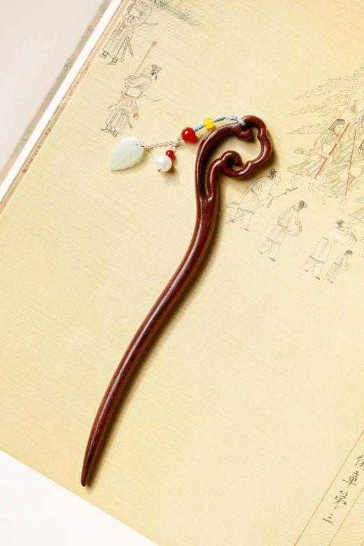 清云°小叶紫檀发簪 商品图6