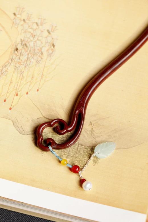 清云°小叶紫檀发簪 商品图4