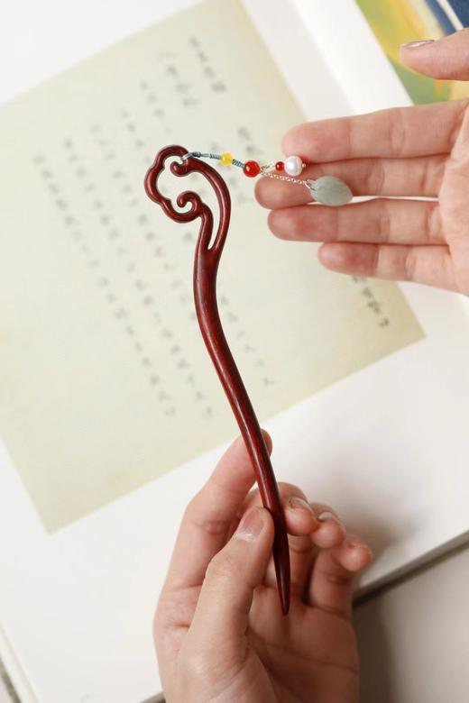 清云°小叶紫檀发簪 商品图8