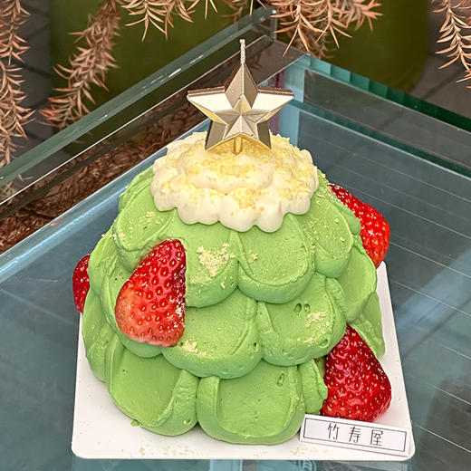 【冬季限定】（可定制无蔗糖）抹茶草莓树 / 抹茶+草莓，充满了节日气氛 商品图1