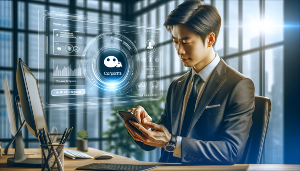 手机怎样开通企业号码微信