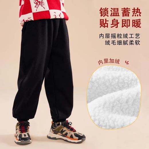 【2025反季抄底清仓】  龙之涵 亲子款“小青龙”运动风加绒卫裤中大童国潮新年年衣 A类标准 100-185码家庭亲子装 商品图2