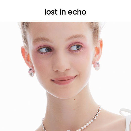 [捡漏价]lost in echo2023秋冬新品Yetti滚雪球珍珠植绒⽿钉气质精致耳饰 商品图3