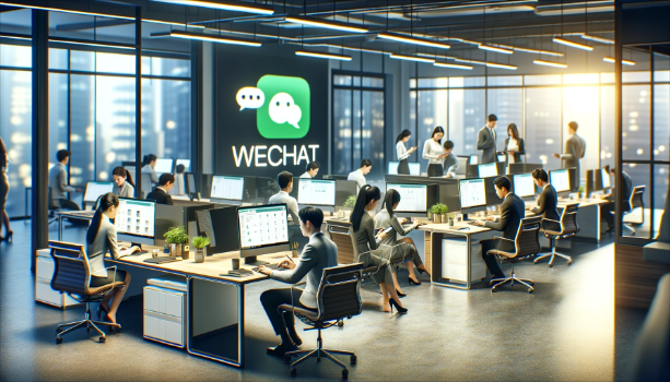 别人给我开通了个企业微信