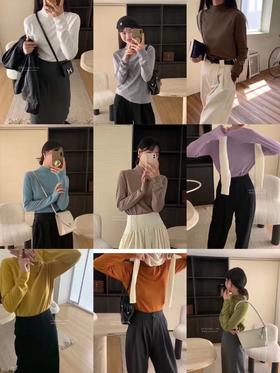 女中领打底毛衣91311