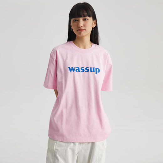 WASSUP基础logo短袖T恤 商品图9