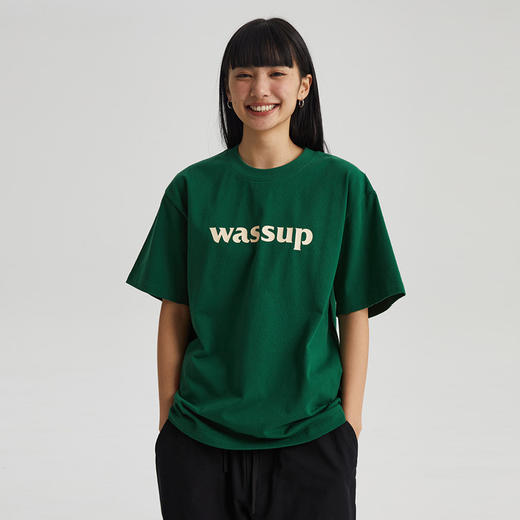 WASSUP基础logo短袖T恤 商品图8