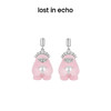 [捡漏价]lost in echo2023秋冬新品Yetti怪兽植绒⽿环小众设计珍珠耳钉女 商品缩略图0