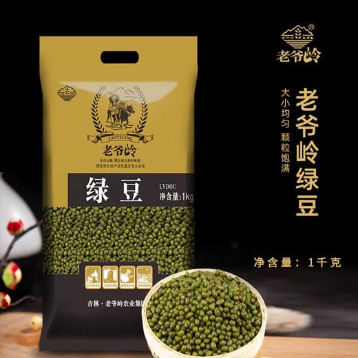 老爷岭绿豆1kg/袋 商品图0
