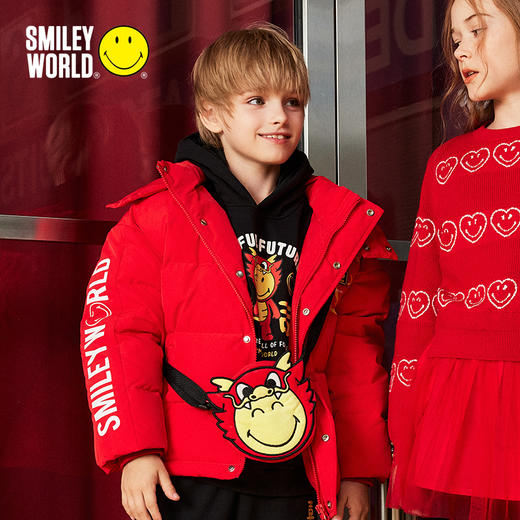 SMILEYWORLD 法国笑脸童装斜挎包羽绒服S23435Y212 商品图1