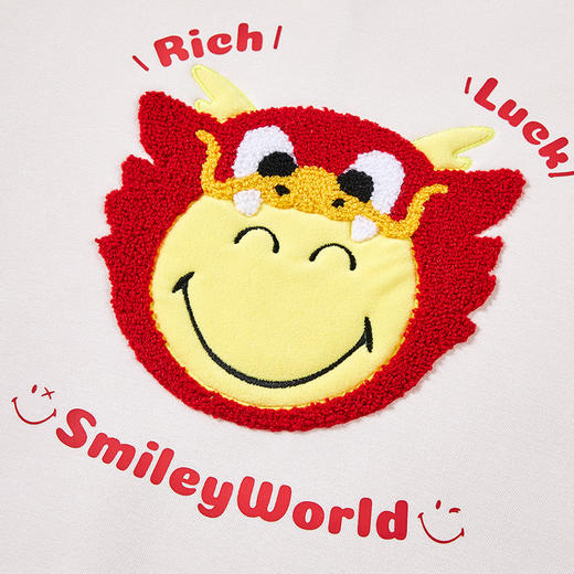 SMILEYWORLD 法国笑脸童装套头卫衣加绒内里S23435H725 商品图5