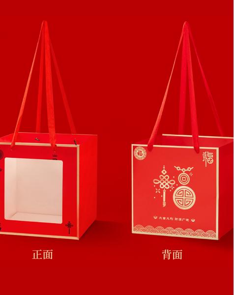新年喜庆开窗手提袋系列 商品图2