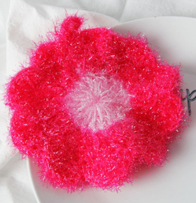 KY수공 수세미(꽃모양）