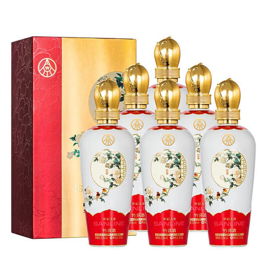 52°五粮液仙林生态酒业有限公司出品 华彩人生 500ml*6瓶 商品图0