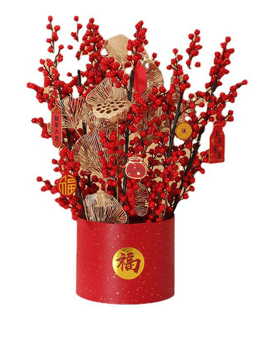 年宵福桶系列 --洒金福桶（套二） 商品图4