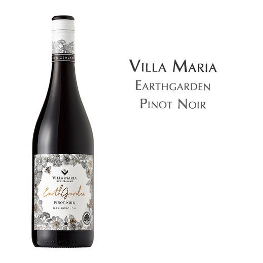 新玛利自然花园黑比诺红葡萄酒, 新西兰 马尔波罗 Villa Maria Earthgarden Pinot Noir, New Zealand Marlborough 商品图1