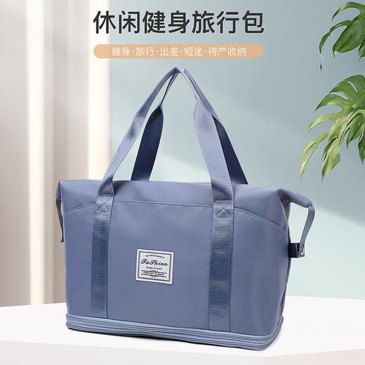 【双层扩展】全新多功能旅行包行李袋（4-107）拍下72小时陆续发出！ 商品图9