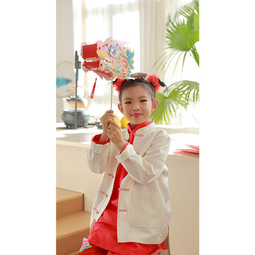 【抖音专属】【春满人间系列】童装中式连衣裙（024707062-丹罽） 商品图3