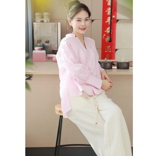 【春满人间系列】衬衫（24710067-盈盈） 商品图3