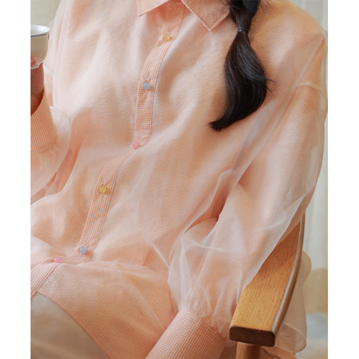 【抖音专属】【春满人间系列】衬衫（24710079-杏子） 商品图1