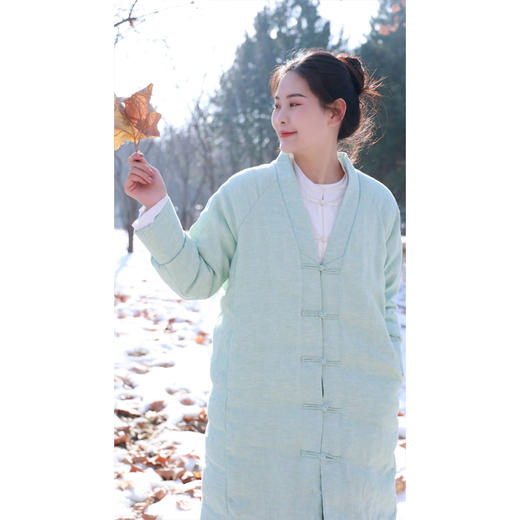 【抖音专属】中式羽绒服（23803513-天缥） 商品图1