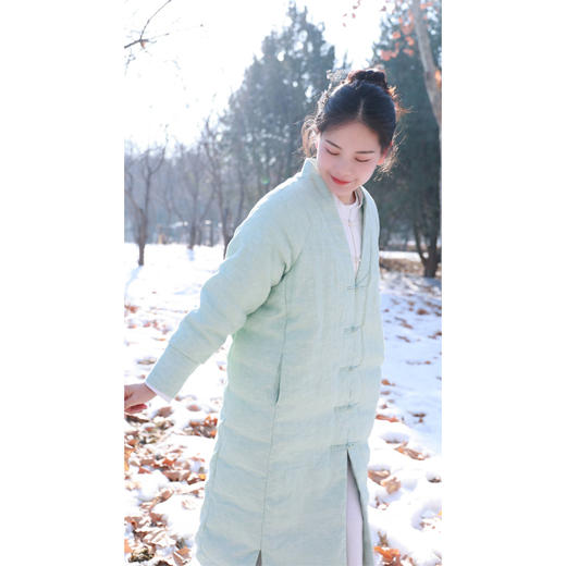 【抖音专属】中式羽绒服（23803513-天缥） 商品图4