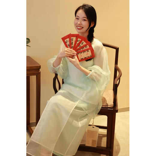 【抖音专属】【春满人间系列】套头衫（24708080-天缥） 商品图3