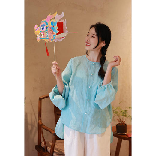 【线上专属】【春满人间系列】衬衫（24710069-云门） 商品图1