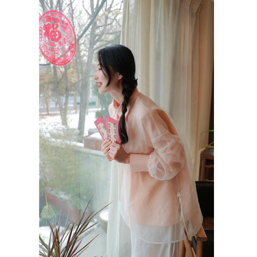 【抖音专属】【春满人间系列】衬衫（24710079-杏子） 商品图2