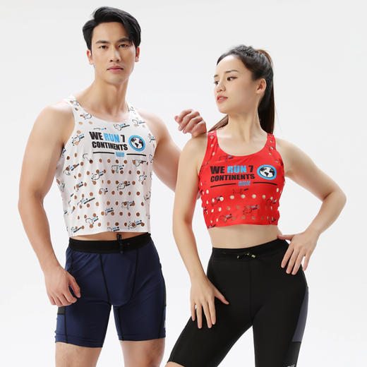 URG精英竞速无缝洞洞背心7 CONTINENTS Marathon Elite Singlet男女款春夏秋季跑步运动跑马拉松比赛无袖洞洞背心 可定制 商品图0