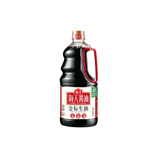 海天酱油金标生抽1.28L/瓶大瓶炒菜凉拌调料家用商用餐饮酱油 商品图1
