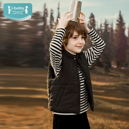 【福利限时 89元 】ibaby×outlast太空科技恒温三防宇航绒立领儿童秋冬保暖马甲 商品图5
