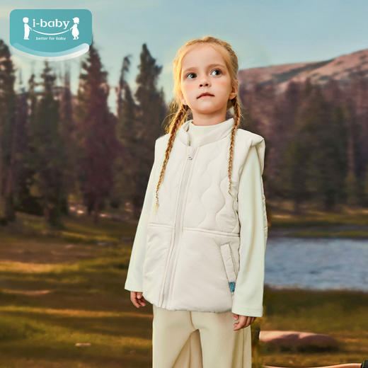 【福利限时 89元 】ibaby×outlast太空科技恒温三防宇航绒立领儿童秋冬保暖马甲 商品图6