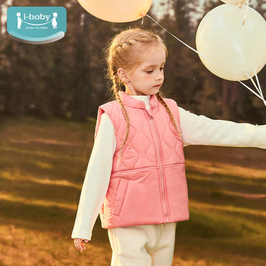 【福利限时 89元 】ibaby×outlast太空科技恒温三防宇航绒立领儿童秋冬保暖马甲 商品图12