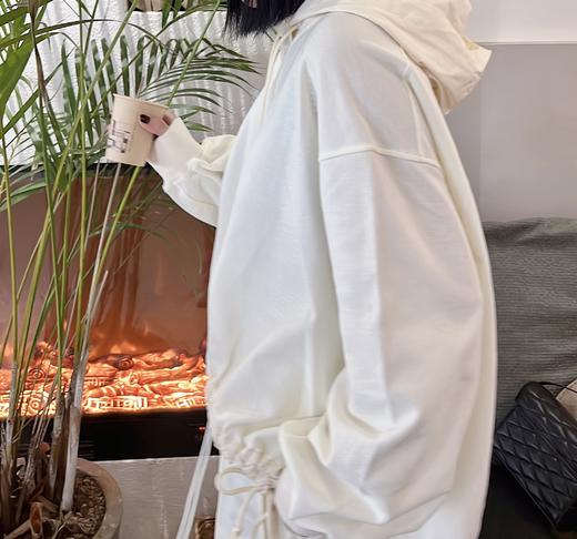 S2L5 臣禾 阔版设计款休闲连帽卫衣K221056102 商品图2