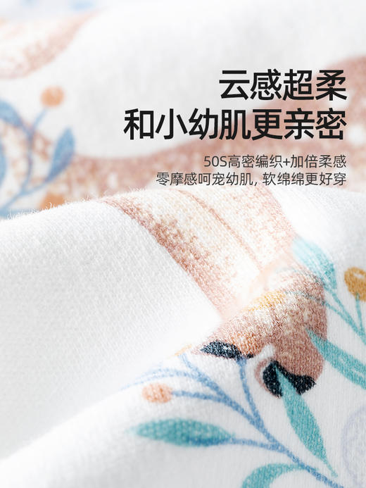 【孕味秒杀专享】贝肽斯婴儿包屁衣秋冬款长袖宝宝连体衣服打底内搭新生儿纯棉哈衣 商品图3