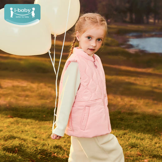 【福利限时 89元 】ibaby×outlast太空科技恒温三防宇航绒立领儿童秋冬保暖马甲 商品图11