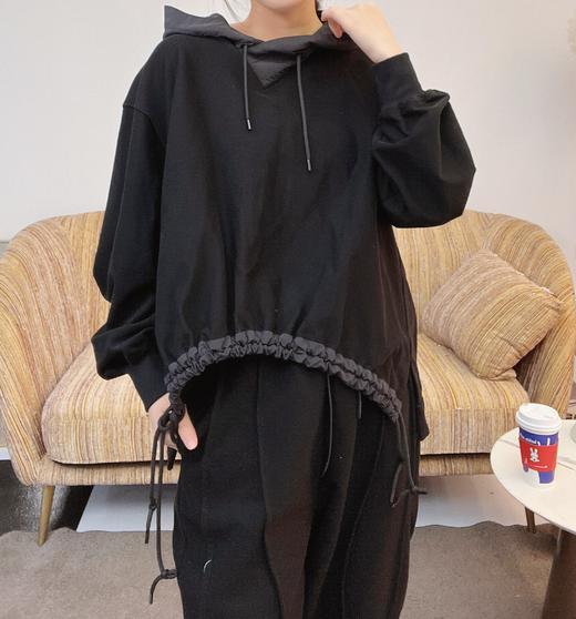S2L5 臣禾 阔版设计款休闲连帽卫衣K221056102 商品图0