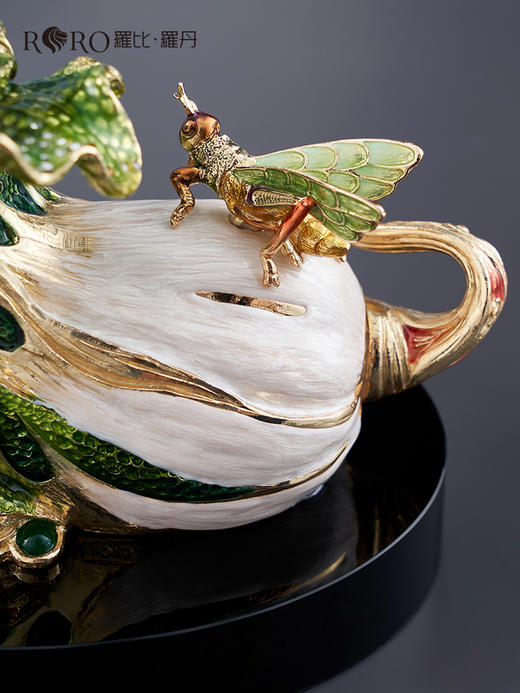 E-LB-R91522 罗比罗丹 招财进宝 珐琅彩百财摆件 商品图1