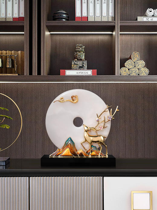 E-ZL-M958 福禄吉祥珐琅摆件 礼盒装 商品图2