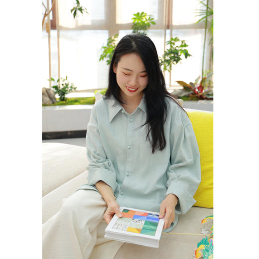 【春满人间系列】衬衫（24710088-月白） 商品图4