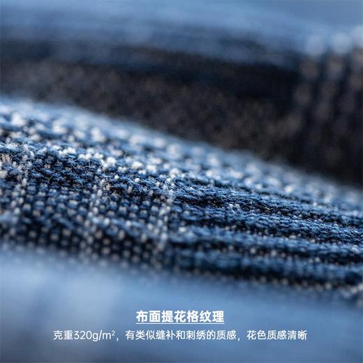 马登美式牛仔衬衫拼接叠穿衬衣内搭春宽松外套长袖2024新款上衣女 商品图4