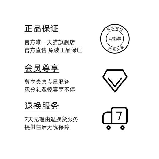 西村名物2023秋冬新品真皮磨砂粗跟时尚气质切尔西靴女X23DS45591 商品图4