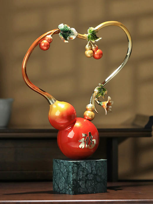 E-ZL-M959 五福临门珐琅摆件 商品图3